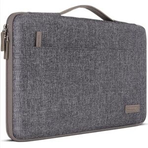 DOMISO 14 inch Laptop Case Sleeve Protective Cover Heather Gray